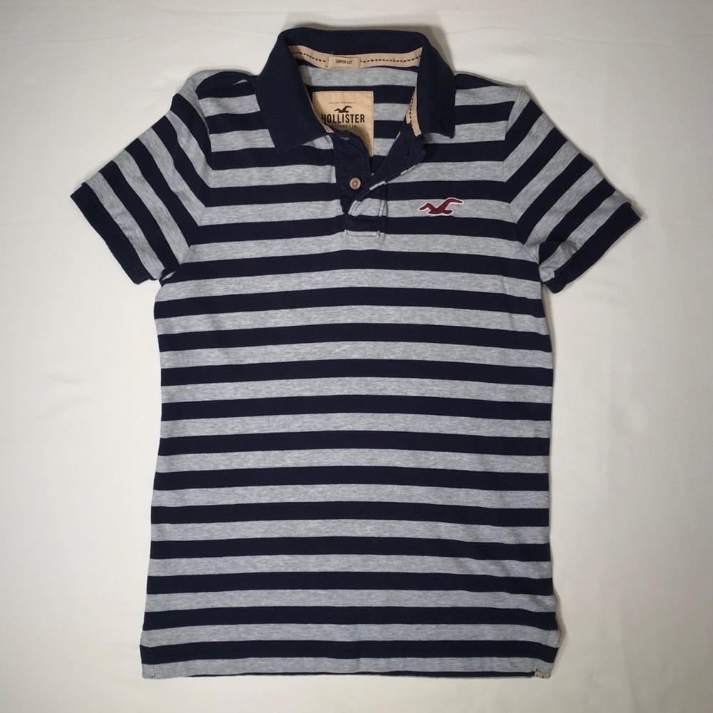 Hollister  |  Striped Polo Shirt